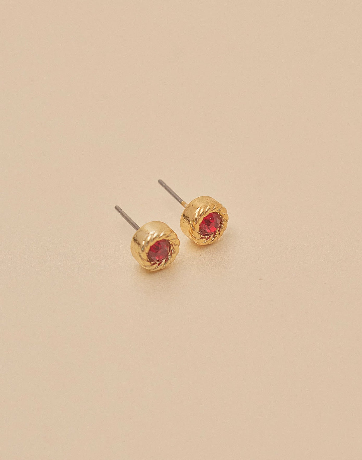 Aretes Cristal Cherry