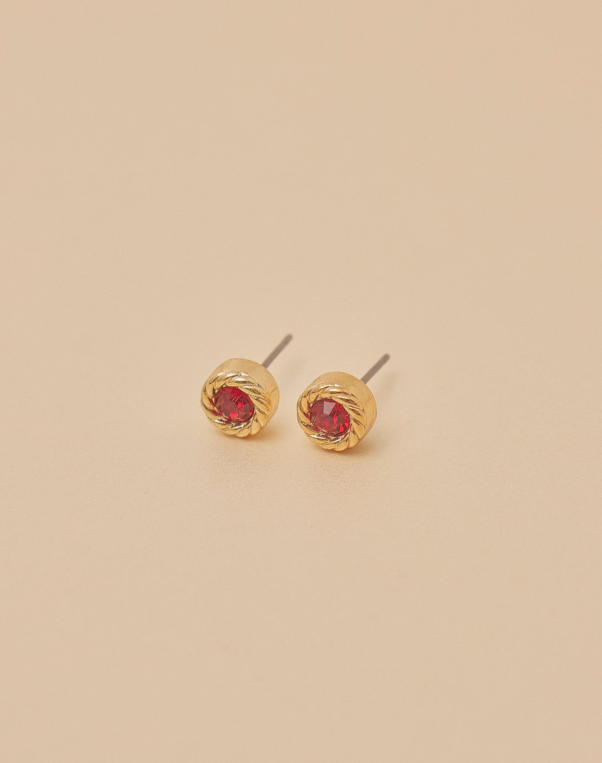 Aretes Cristal Cherry