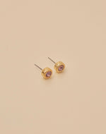 Aretes Cristal Lila
