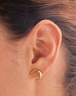 Aretes Luna con Cristales