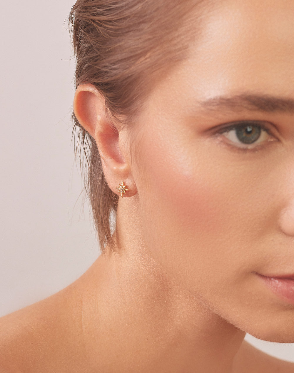 Aretes en Plata 925 Destello Clear