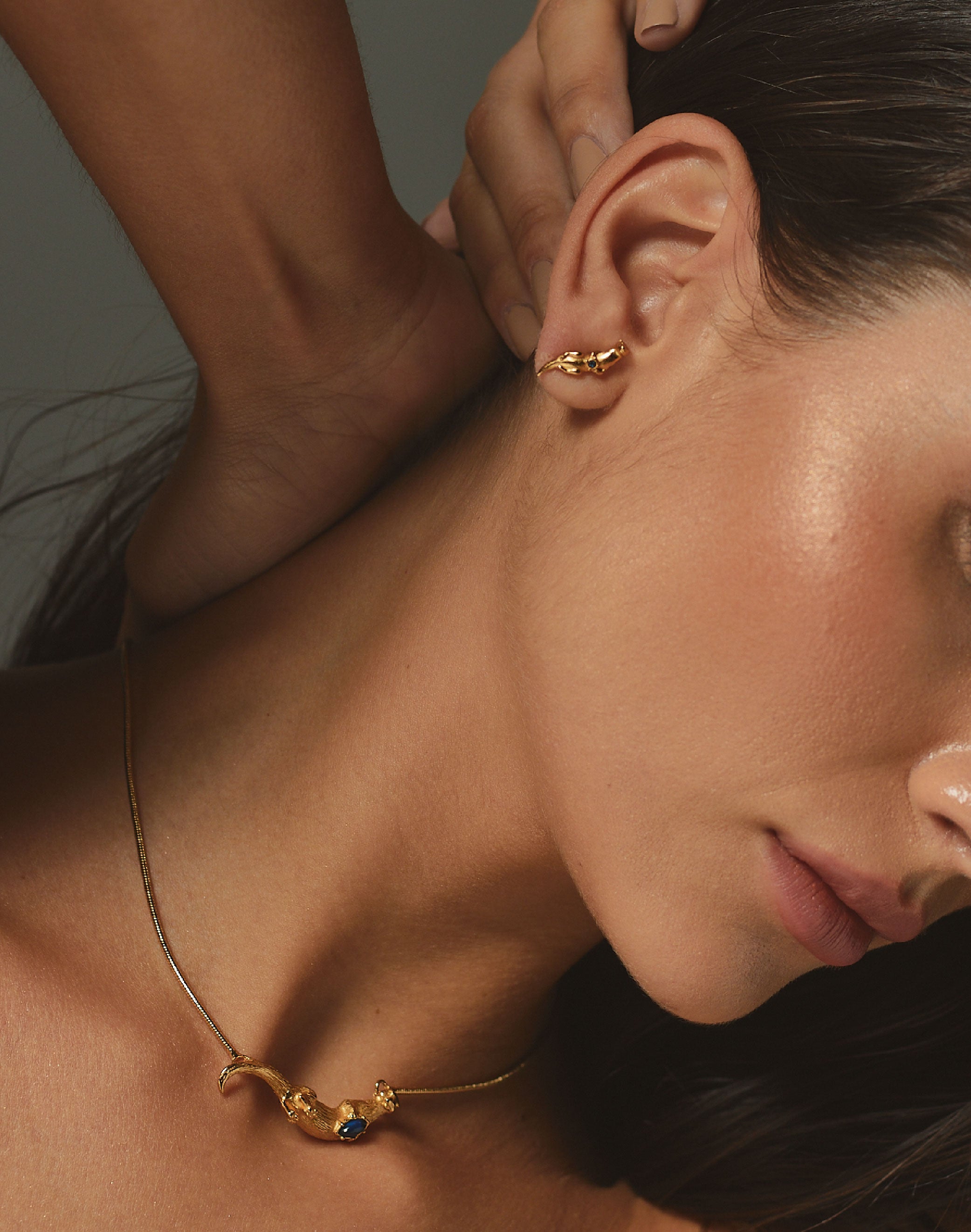 Collar + Aretes Río Vivo