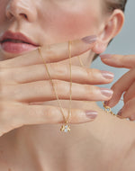 Collar en Plata 925 Abeja Clear