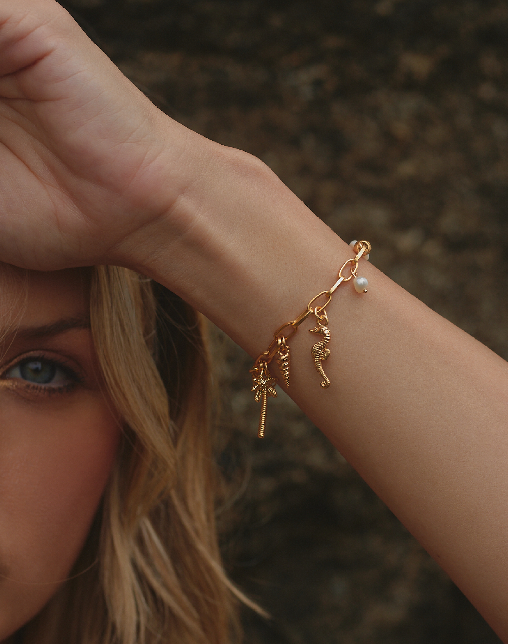 Pulsera de Charms Nacar