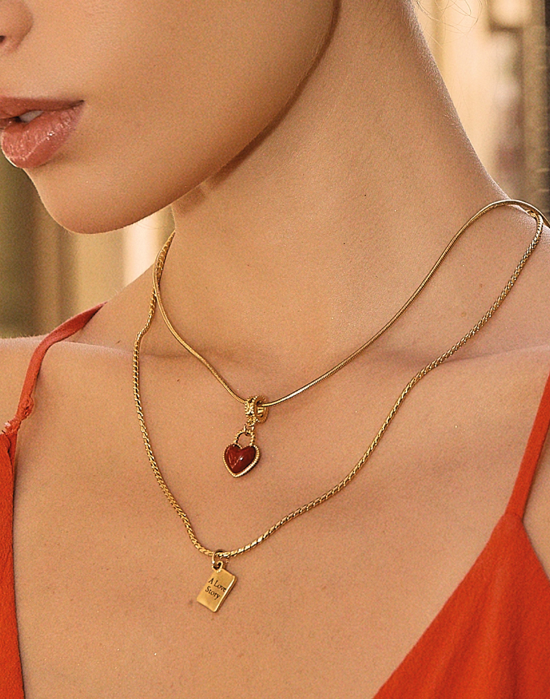 Set de 2 Collares Carta de Amor