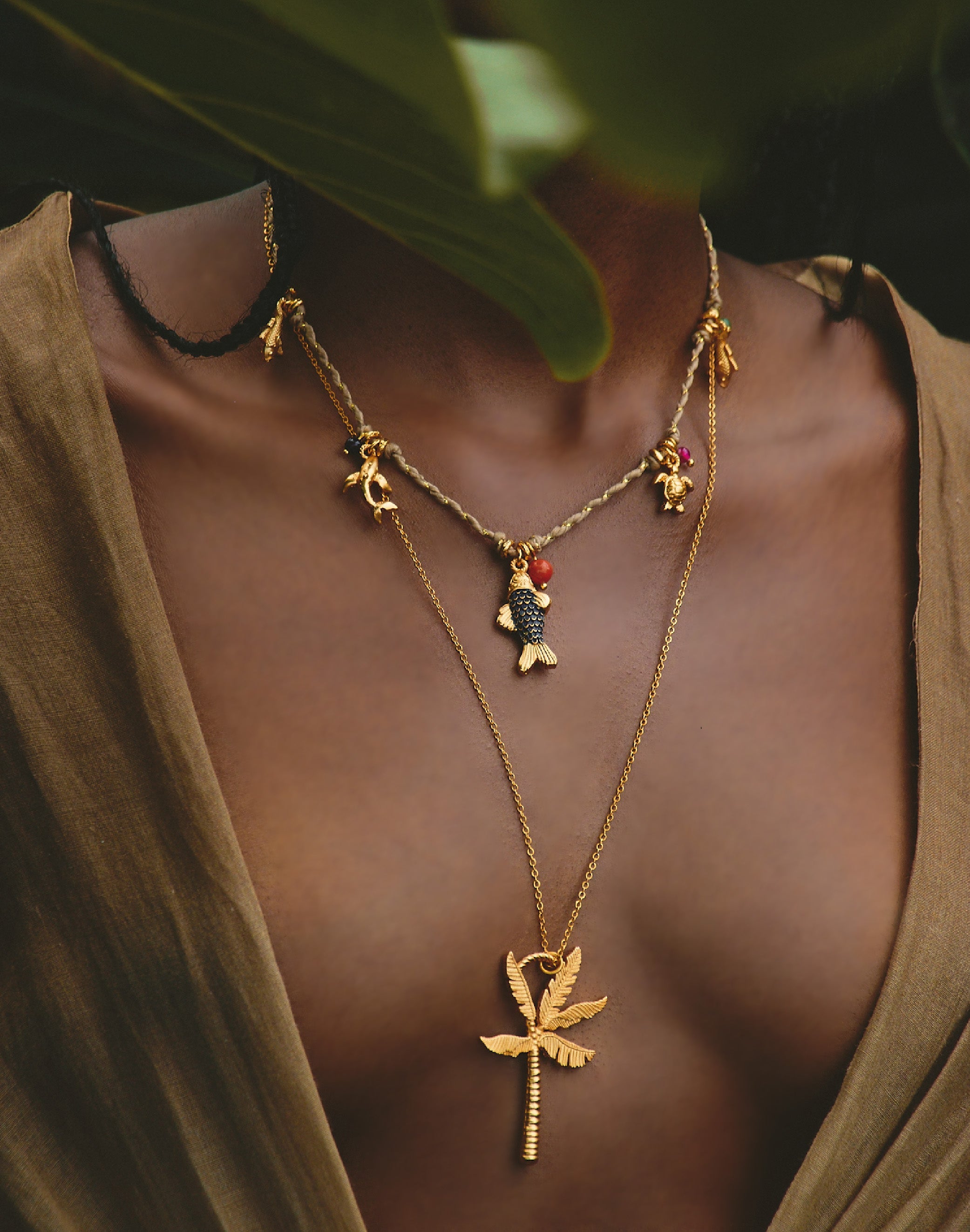 Set de 2 Collares Ocaso Tropical