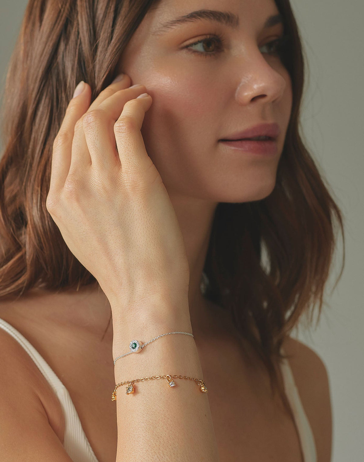 Set de 2 Pulseras Emerald