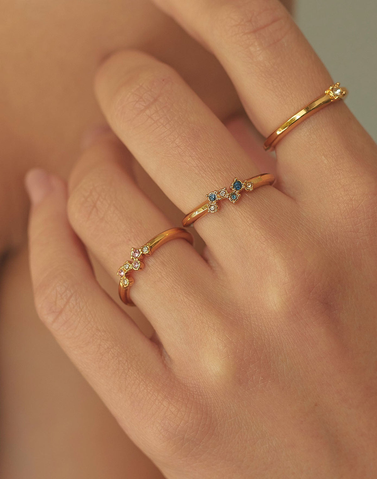 Set de 3 Anillos Monaco