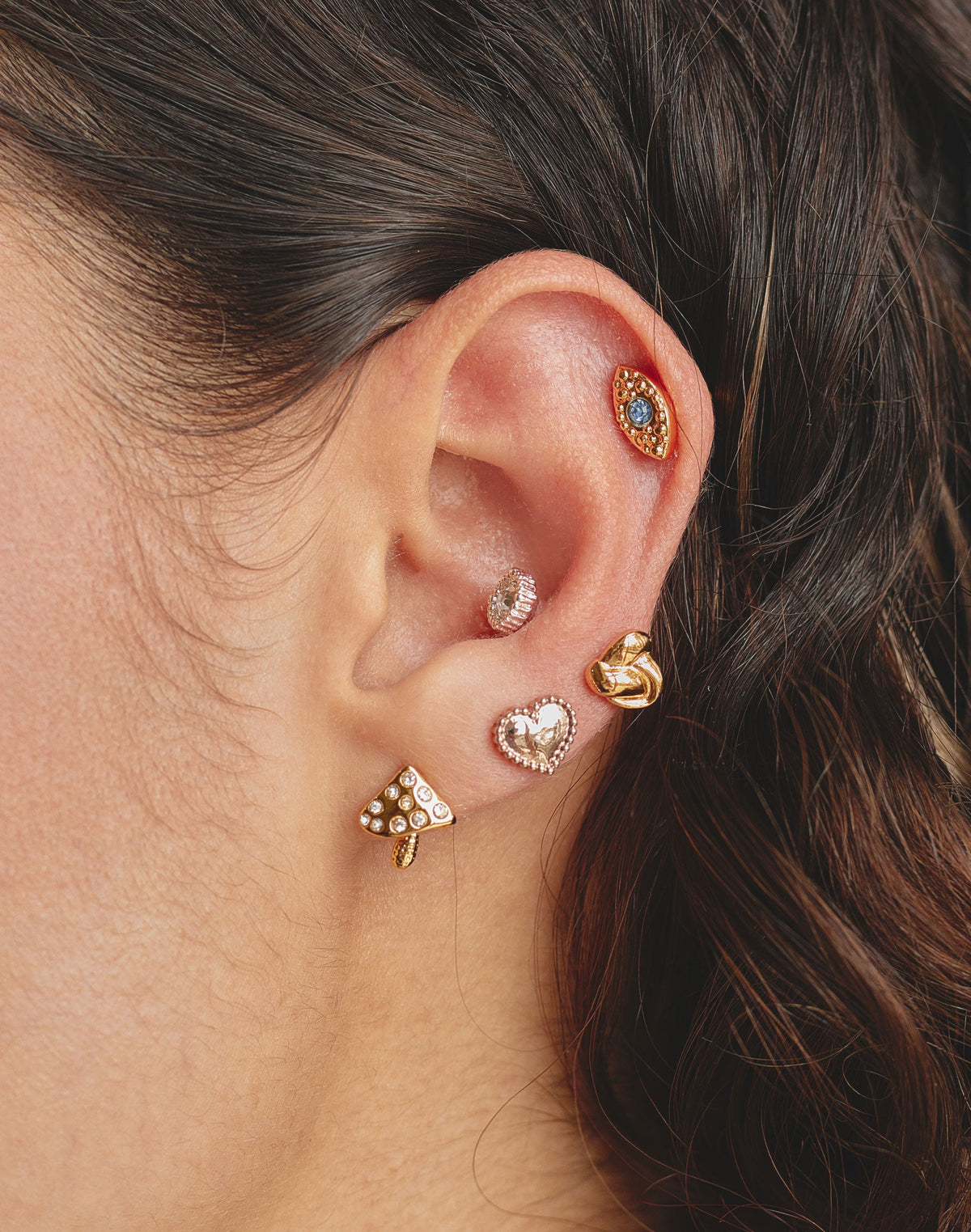 Set de 5 Aretes Málaga