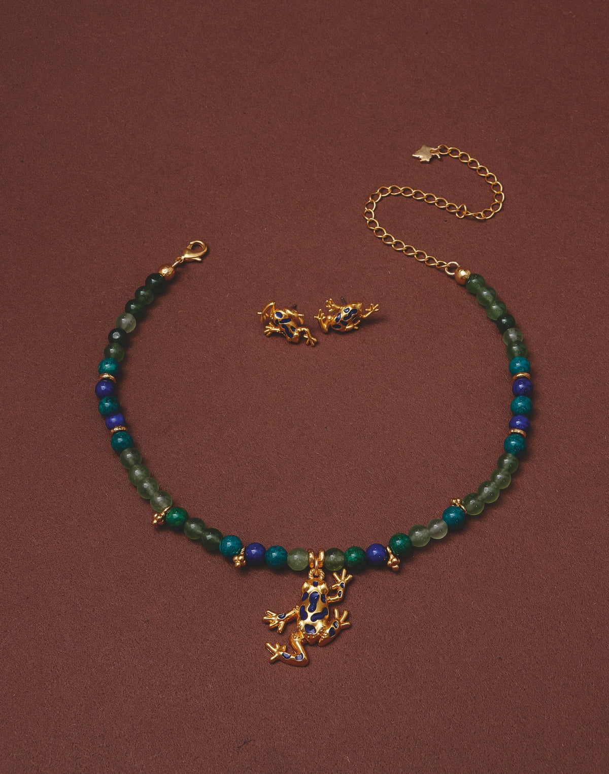 Set de Collar + Aretes Salto del Bosque