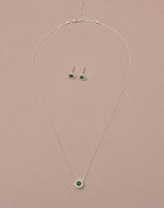 Set de Collar + Aretes Emerald